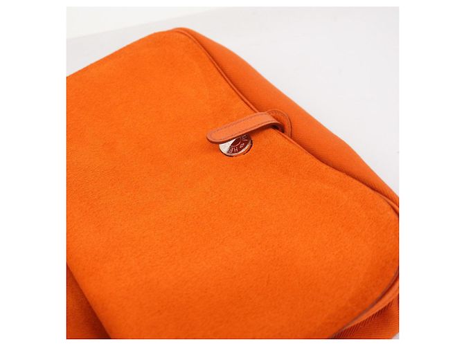 Borsa a Spalla Hermès Colorado MM Arancione - vista 12