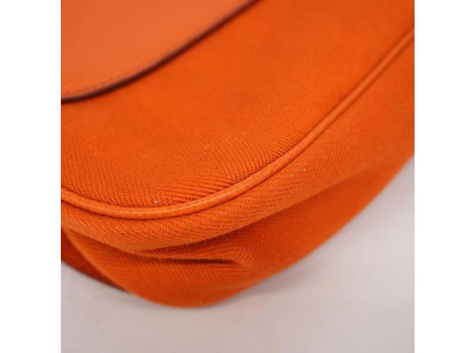 Borsa a Spalla Hermès Colorado MM Arancione - vista 14