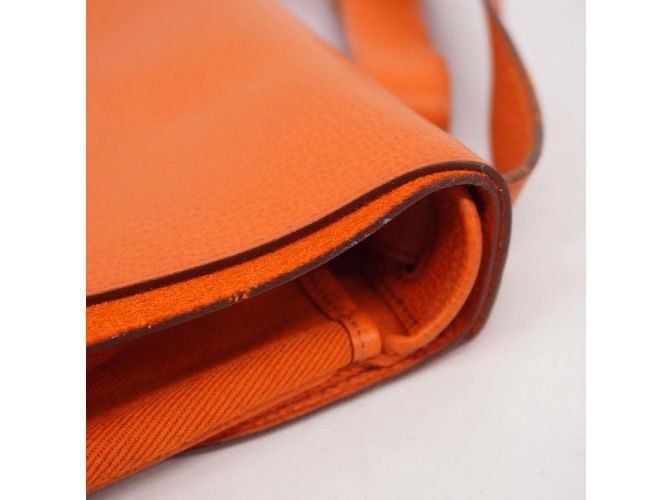 Borsa a Spalla Hermès Colorado MM Arancione - vista 9