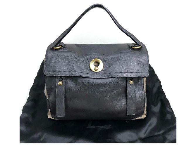 Borsa Tote Gray Muse di Yves Saint Laurent Marrone - vista 9