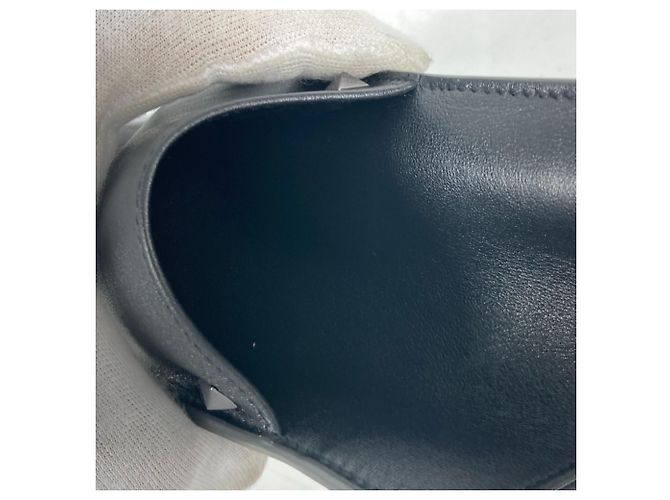 Borsa a spalla in pelle nera Valentino Nero - vista 9