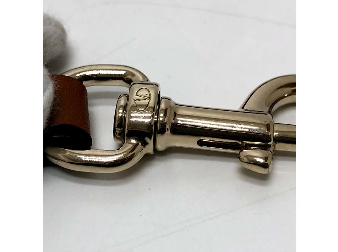 Coleira Valentino Pets em marrom com hardware dourado - vista 6