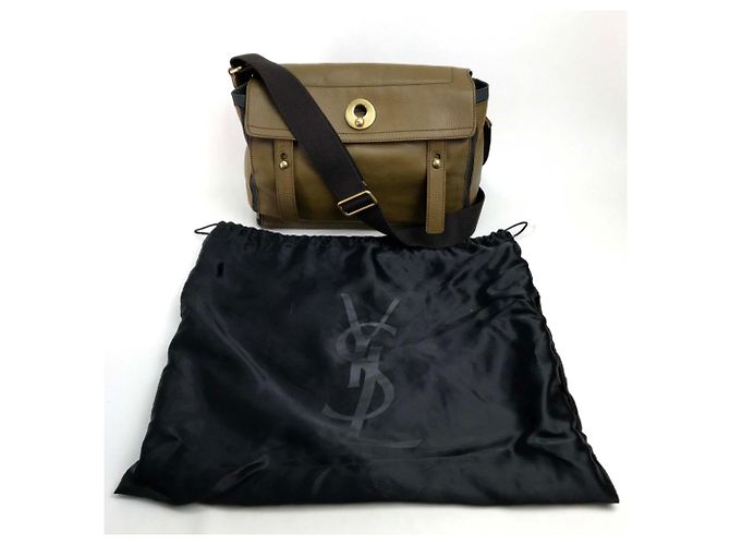 Borsa a spalla marrone Yves Saint Laurent - vista 14