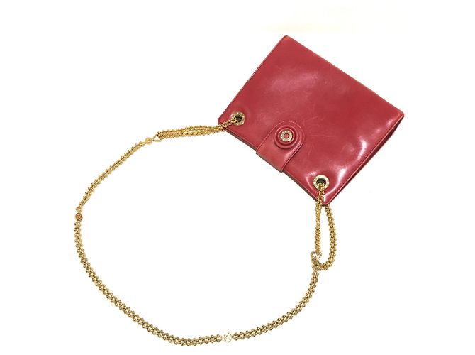 Bolsa de ombro vintage em couro vermelho Tiffany & Co. - vista 7