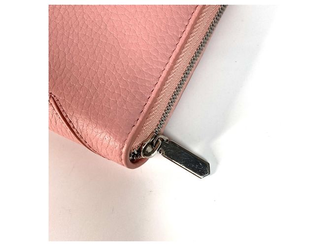 Cartera larga de cuero rosa Tiffany & Co. - vista 7