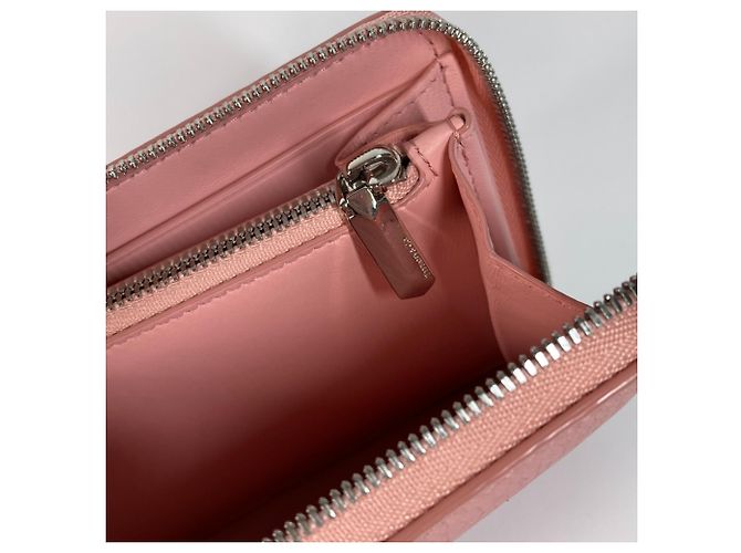 Cartera larga de cuero rosa Tiffany & Co. - vista 9