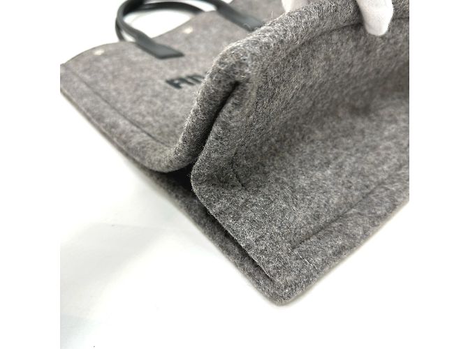 Borsa tote grigia Saint Laurent Marrone - vista 5