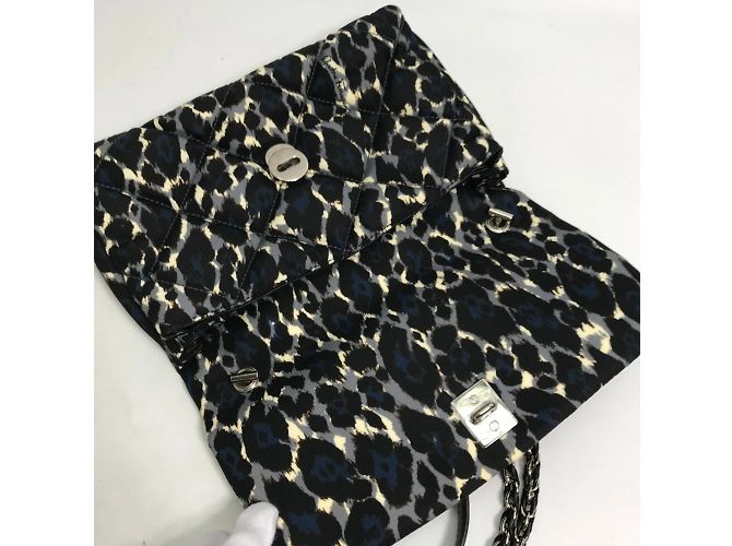 Borsa a spalla Vala Ribbon Chain E834 di Salvatore Ferragamo Nero - vista 8