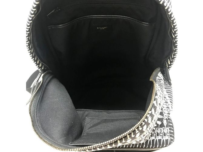 Zaino nero Saint Laurent Paris 435988 - vista 13