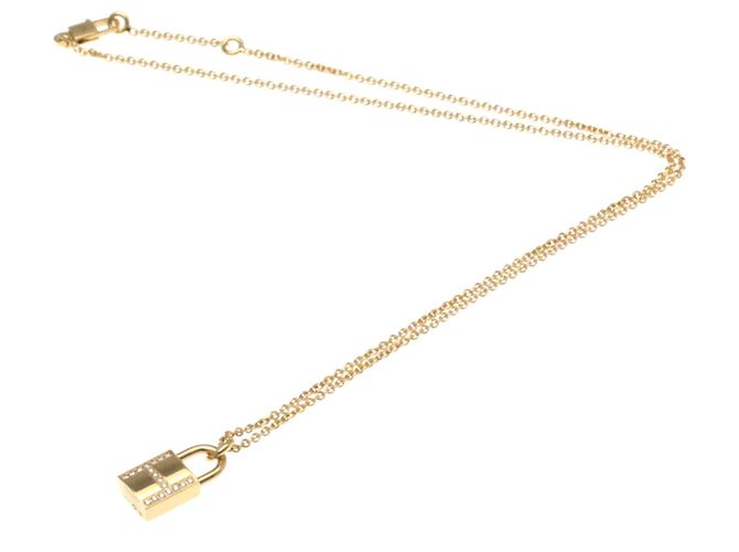 Hermès Hermes Kelly Diamantkette mit Kette Golden - Ansicht 10