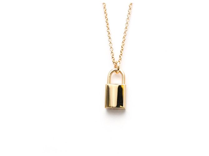 Hermès Hermes Kelly Diamantkette mit Kette Golden - Ansicht 2