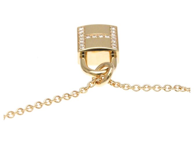 Hermès Hermes Kelly Diamantkette mit Kette Golden - Ansicht 6