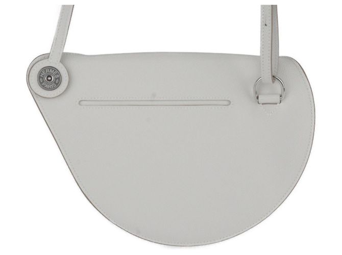 Bolso de Hombro Petite Course de Hermès Blanco - vista 3