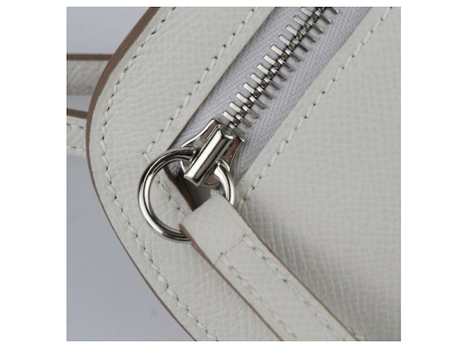 Bolso de Hombro Petite Course de Hermès Blanco - vista 6