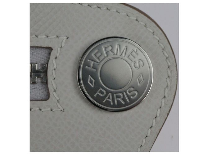 Bolso de Hombro Petite Course de Hermès Blanco - vista 7