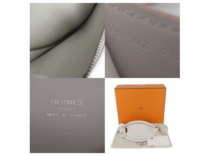Bolso de Hombro Petite Course de Hermès Blanco - vista 9