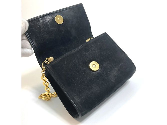 Borsa a spalla mini pochette Vala Ribbon di Salvatore Ferragamo Nero - vista 10