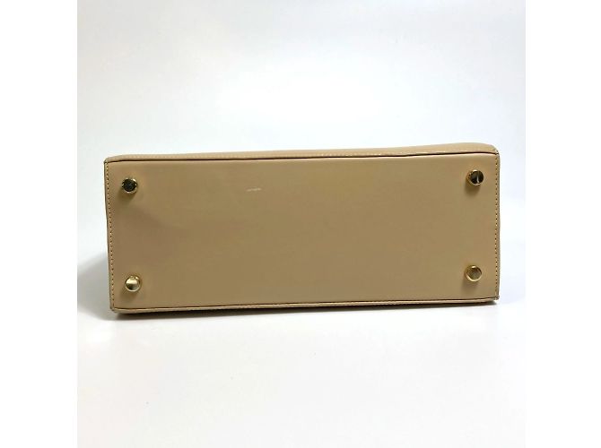 Borsa in pelle beige Salvatore Ferragamo - vista 11