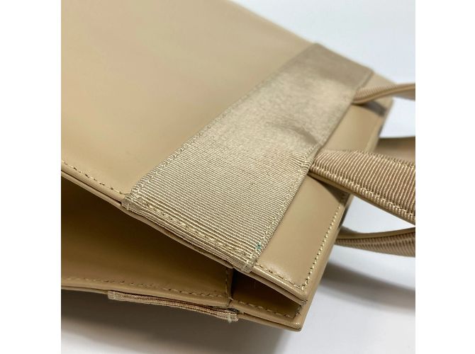 Borsa in pelle beige Salvatore Ferragamo - vista 7