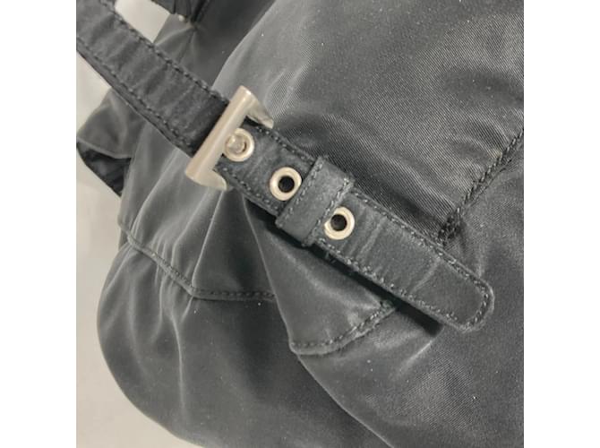 Schwarzer Stoff-Rucksack von Prada - Ansicht 11