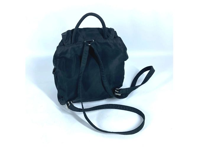 Schwarzer Stoff-Rucksack von Prada - Ansicht 2