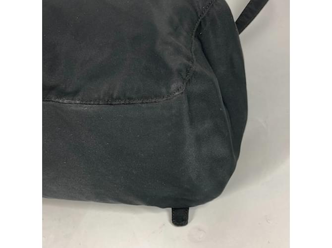 Schwarzer Stoff-Rucksack von Prada - Ansicht 6