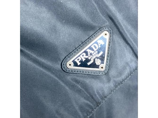Schwarzer Stoff-Rucksack von Prada - Ansicht 8