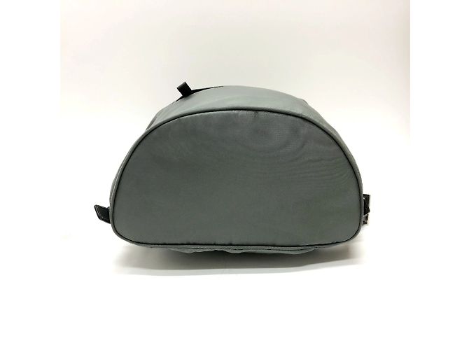 Prada Gray Leather Backpack Brown - view 3