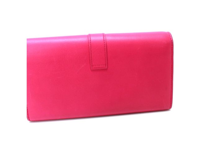 Cartera Larga Saint Laurent Paris Rosa - vista 2