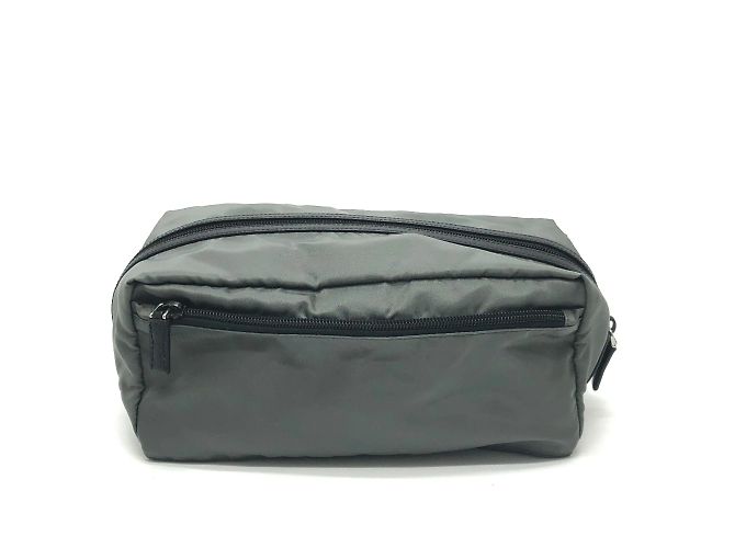 Pochette Triangle Logo Prada 2NA029 in grigio - vista 2