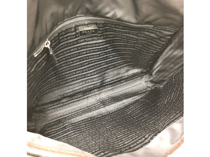 Borsa a spalla nera Prada VA0793 Nero - vista 7