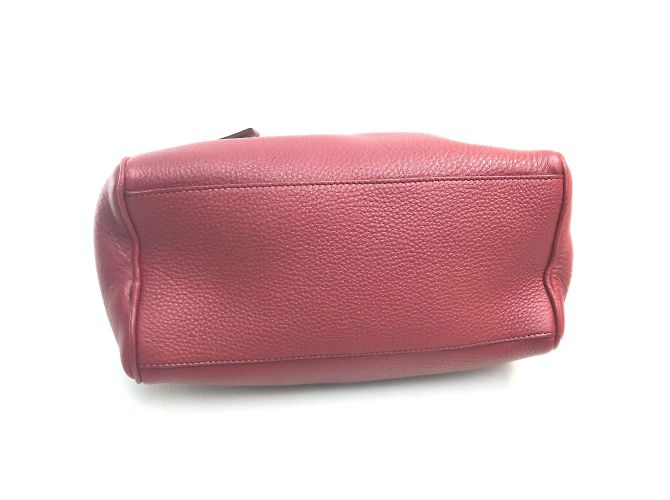 Rote Lederpouch von Prada - Ansicht 4