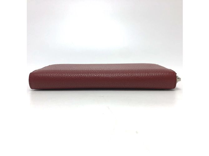 Prada Red Leather Long Wallet - view 4