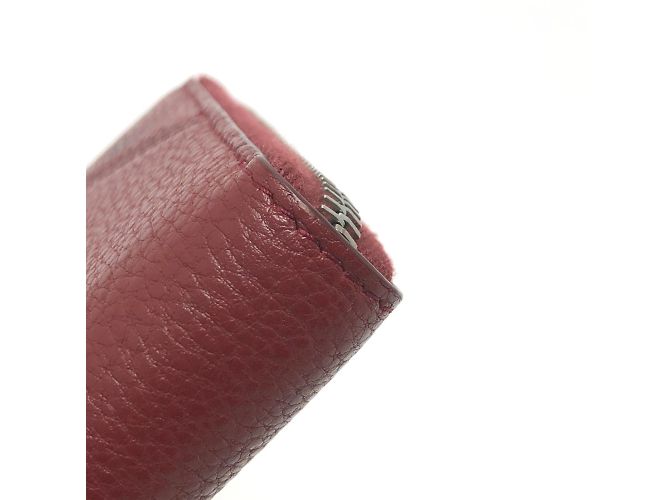 Prada Red Leather Long Wallet - view 5