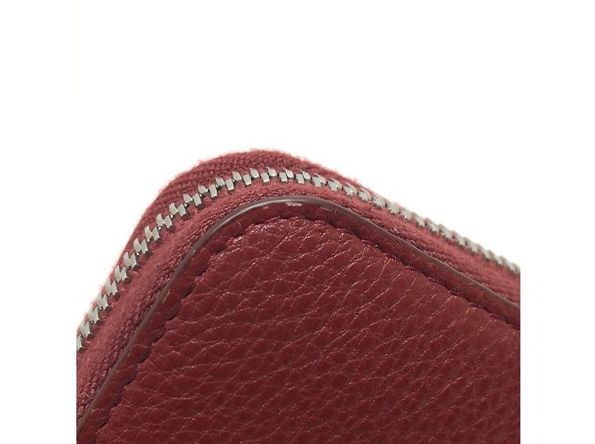 Prada Red Leather Long Wallet - view 6