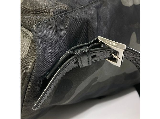 Prada Green Cloth Backpack - view 11