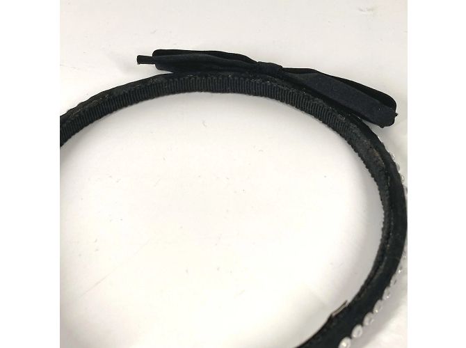 Fascia per capelli nera Miu Miu Katyusha Nero - vista 6