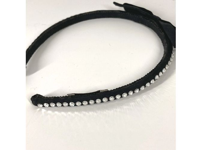 Fascia per capelli nera Miu Miu Katyusha Nero - vista 7