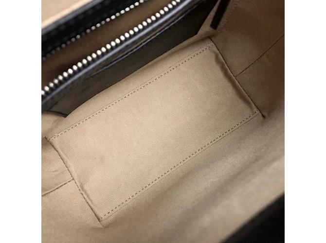 Borsa a spalla MCM Logo Lock Hardware Nero - vista 10