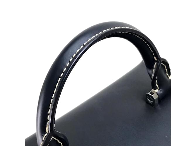 Borsa a spalla MCM Logo Lock Hardware Nero - vista 9