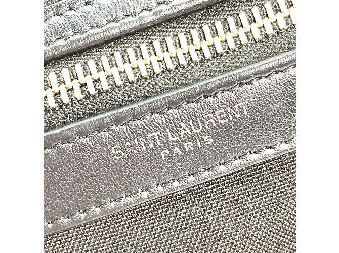 Saint Laurent Black Leather Backpack - view 11