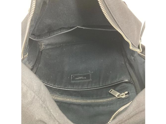 Saint Laurent Black Leather Backpack - view 12