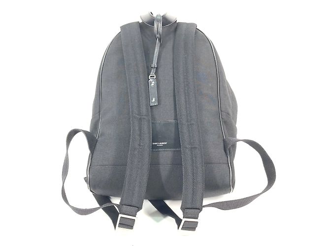 Saint Laurent Black Leather Backpack - view 2