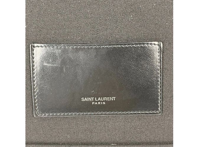 Saint Laurent Black Leather Backpack - view 8