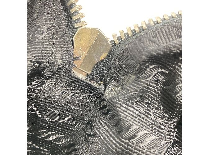 Borsa a mano Prada in tessuto nero - vista 16