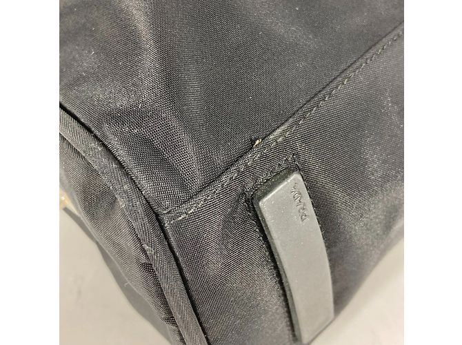 Borsa a mano Prada in tessuto nero - vista 5
