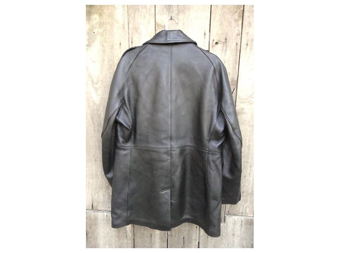Autre Marque MIC Lederjacke Schwarz Herren L - Ansicht 2