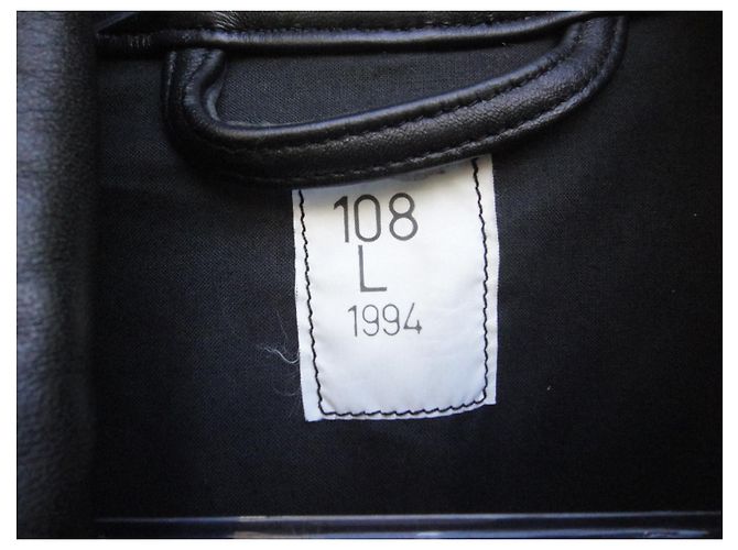 Autre Marque MIC Lederjacke Schwarz Herren L - Ansicht 5