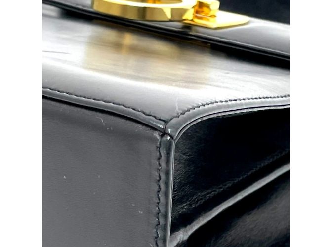Borsa a Spalla Gancini di Salvatore Ferragamo Nero - vista 6