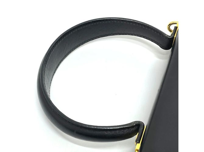 Borsa a Spalla Gancini di Salvatore Ferragamo Nero - vista 9